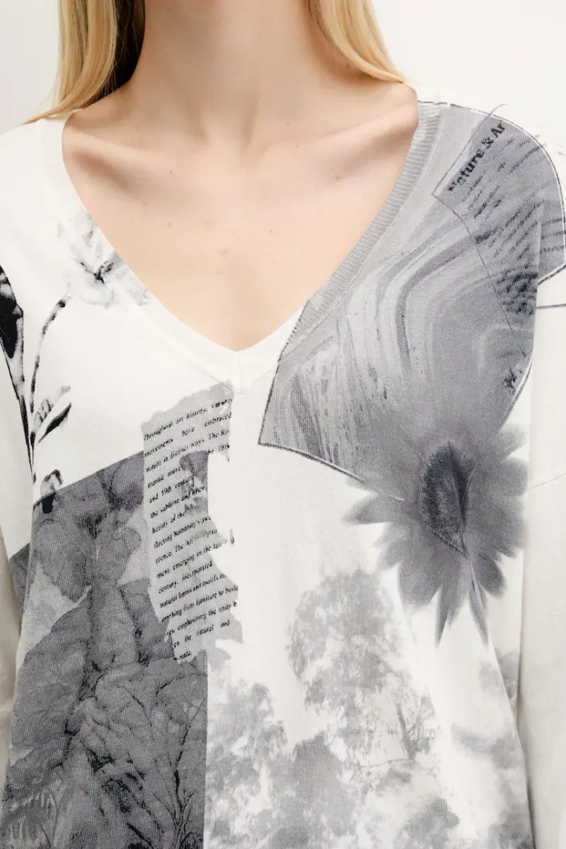 maglione GOTEMBURGO donna colore beige 25WWJF15 miniatura 5