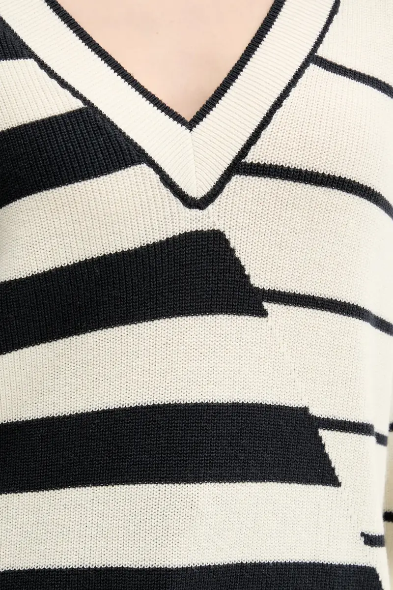 maglione in cotone ESTOCOLMO donna colore beige 25SWJF02 miniatura 5