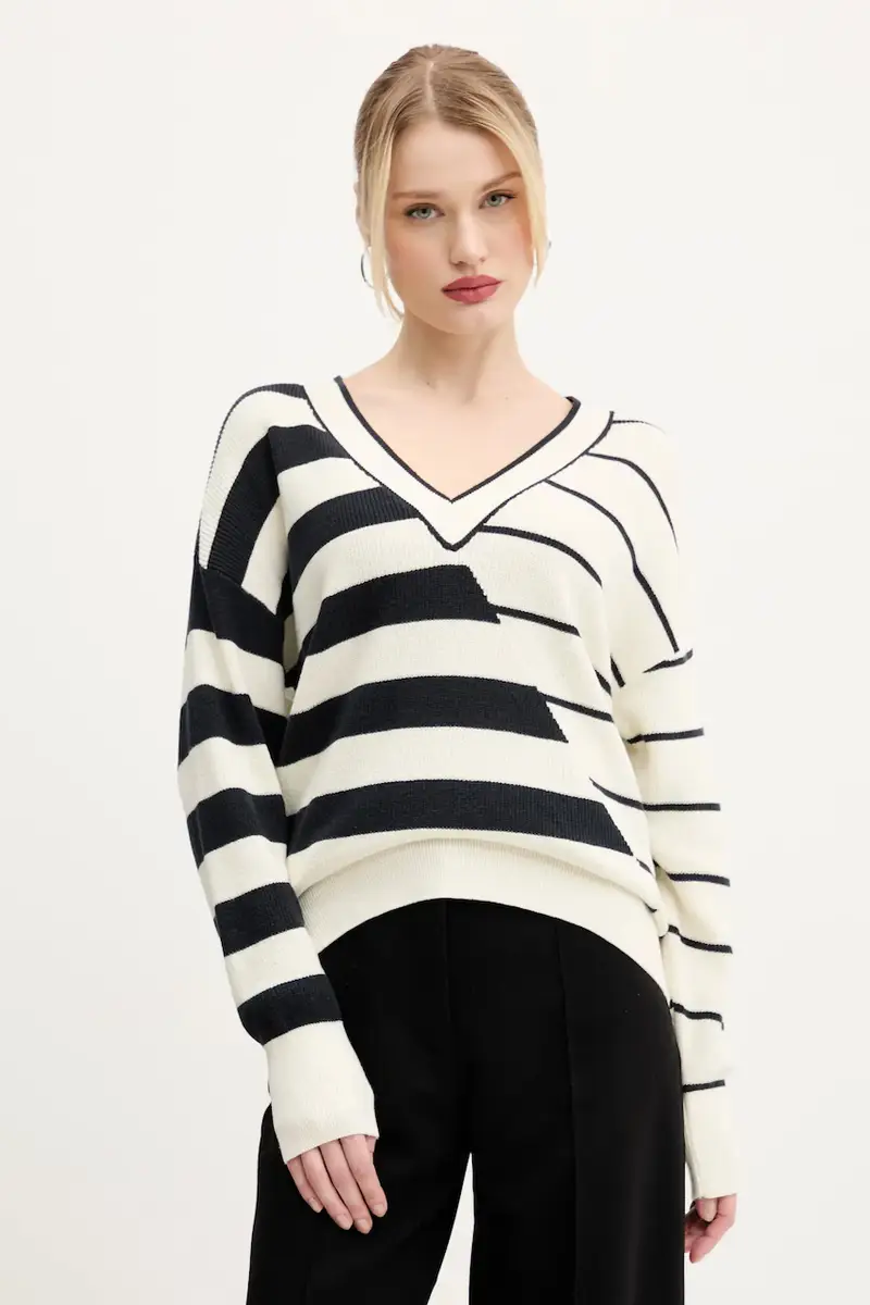 maglione in cotone ESTOCOLMO donna colore beige 25SWJF02