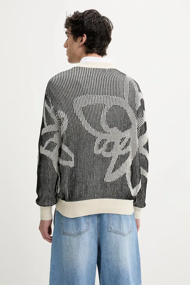 maglione in cotone SALAMANCA uomo colore nero 25SMJF08 miniatura 3