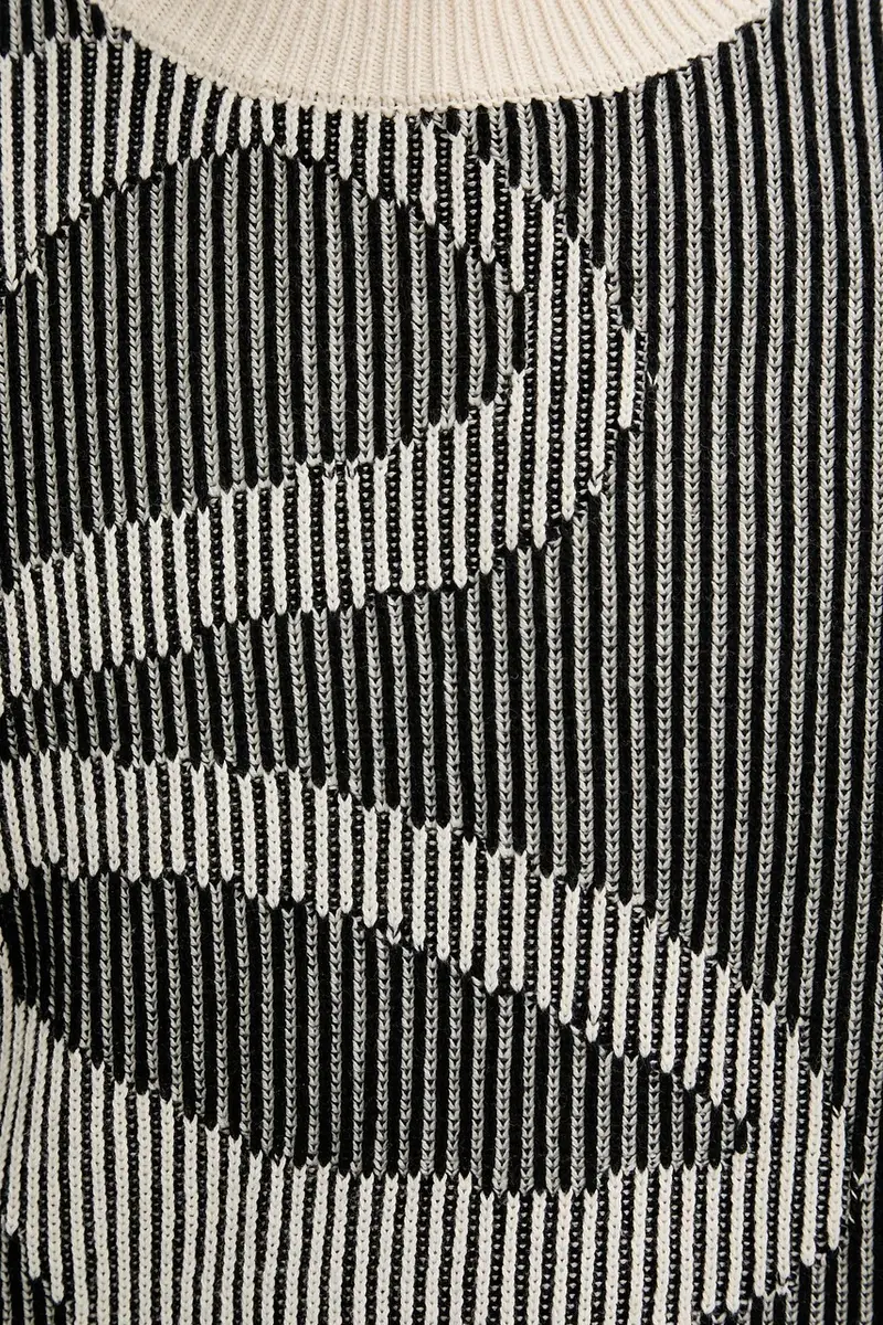 maglione in cotone SALAMANCA uomo colore nero 25SMJF08 miniatura 5