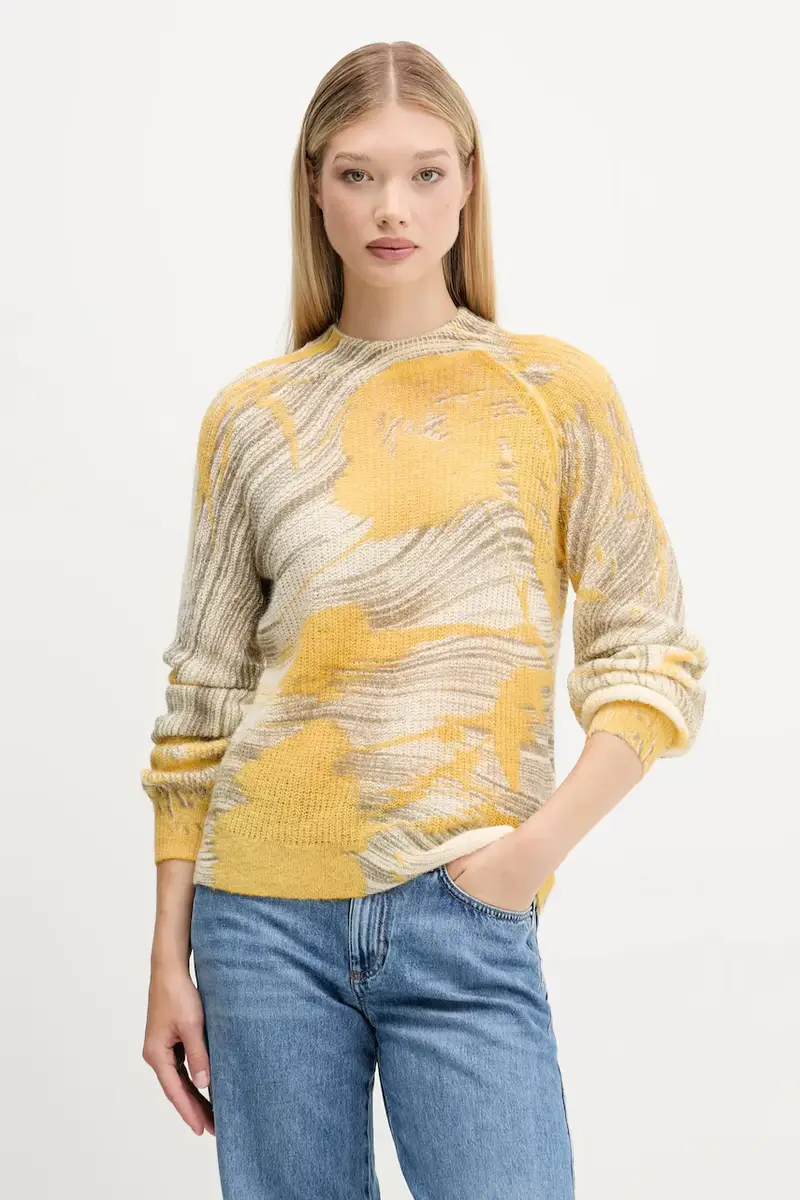 maglione in lana HYDER donna colore beige 25WWJF31