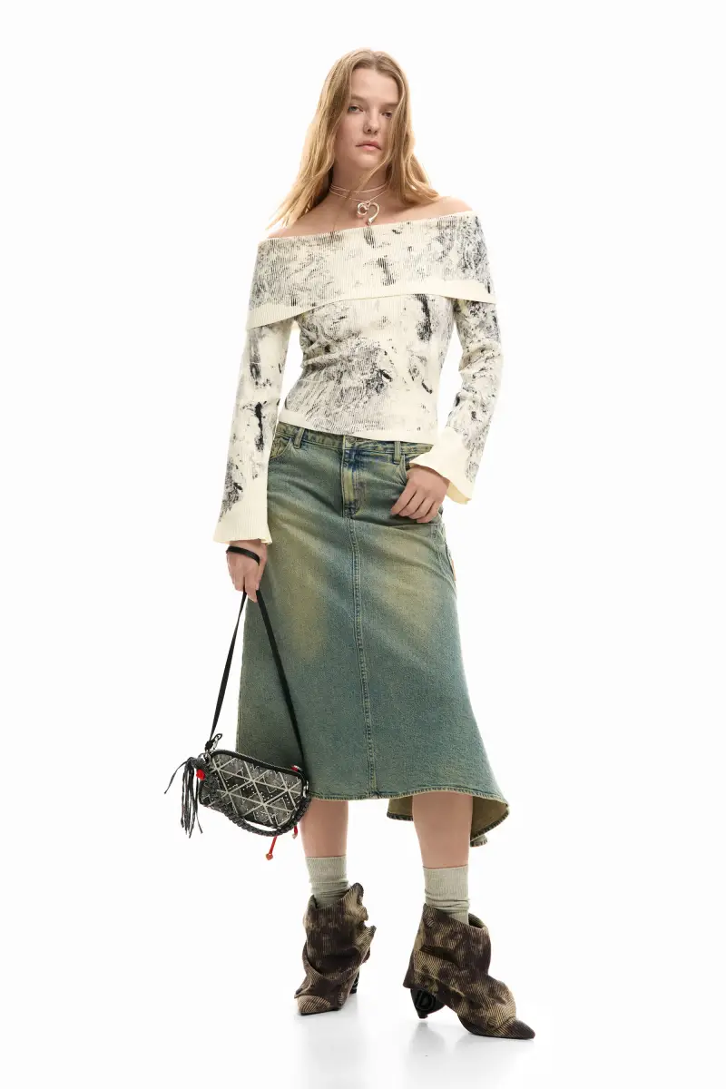 Maglione leggero oslo BLACK miniatura 2