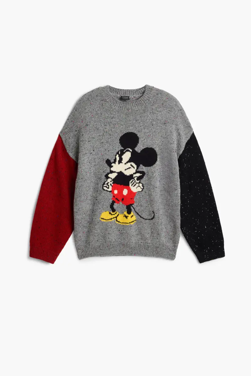 Maglione Mickey Mouseâ"¢ lana BLACK