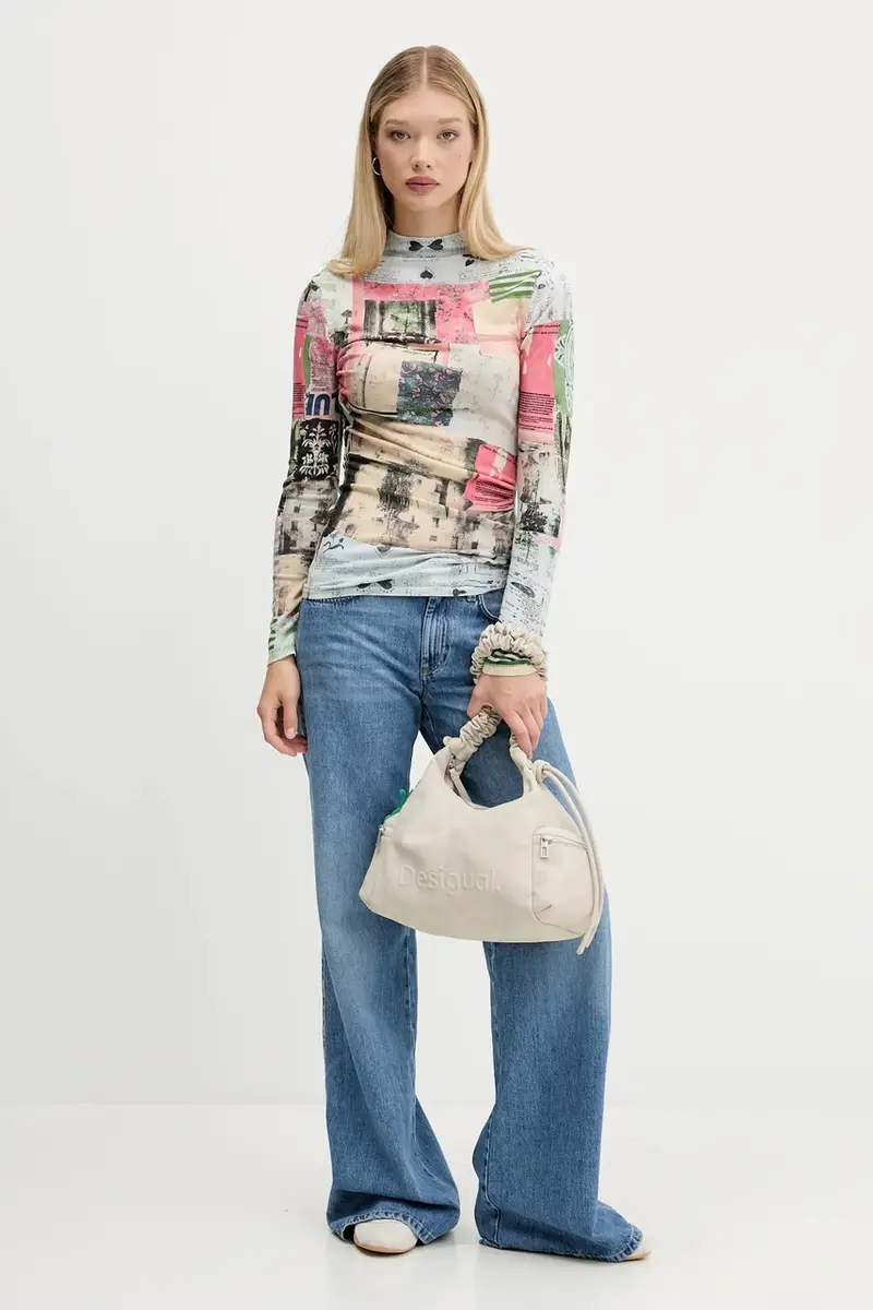 maglione MONTREAL donna colore beige 25WWJF39 miniatura 2