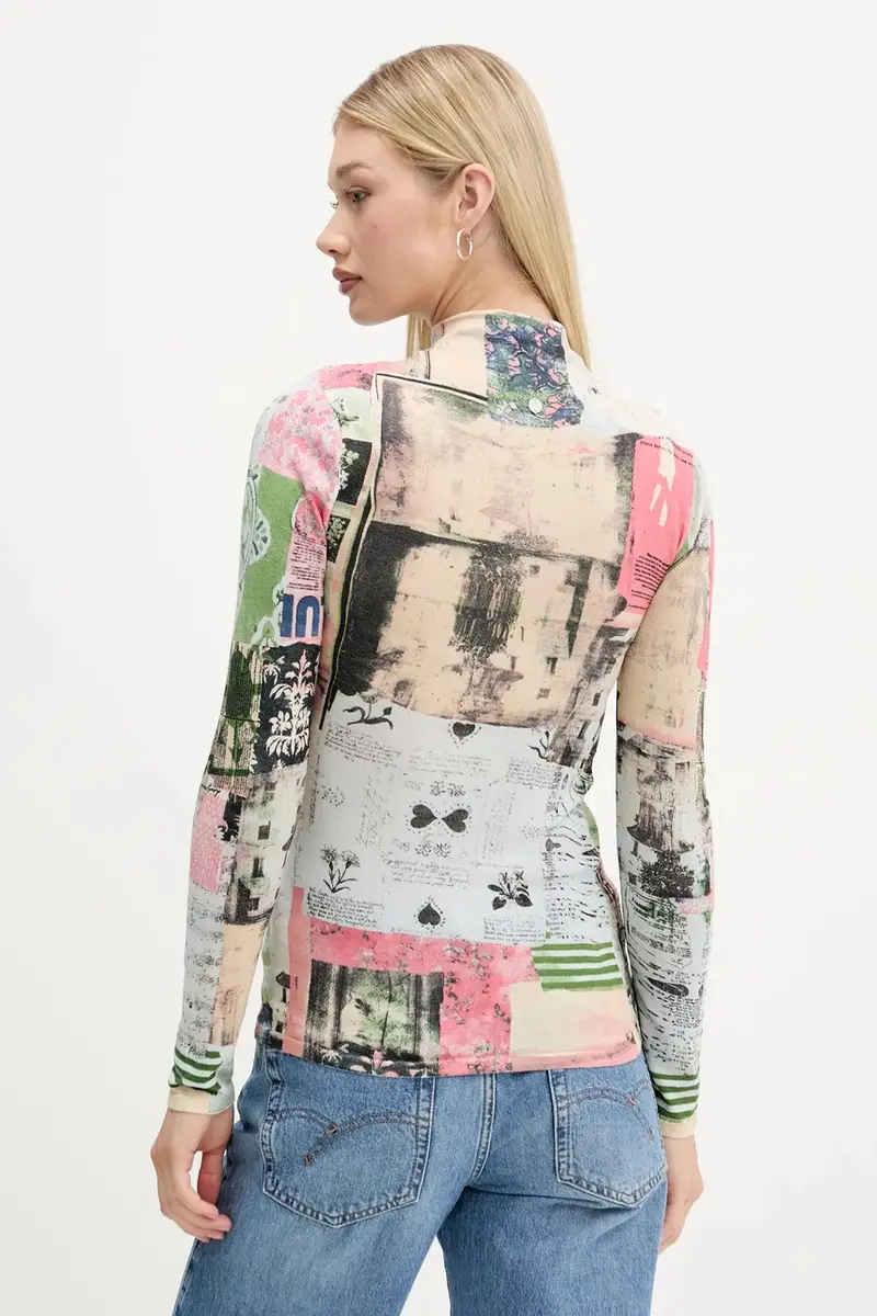 maglione MONTREAL donna colore beige 25WWJF39 miniatura 3