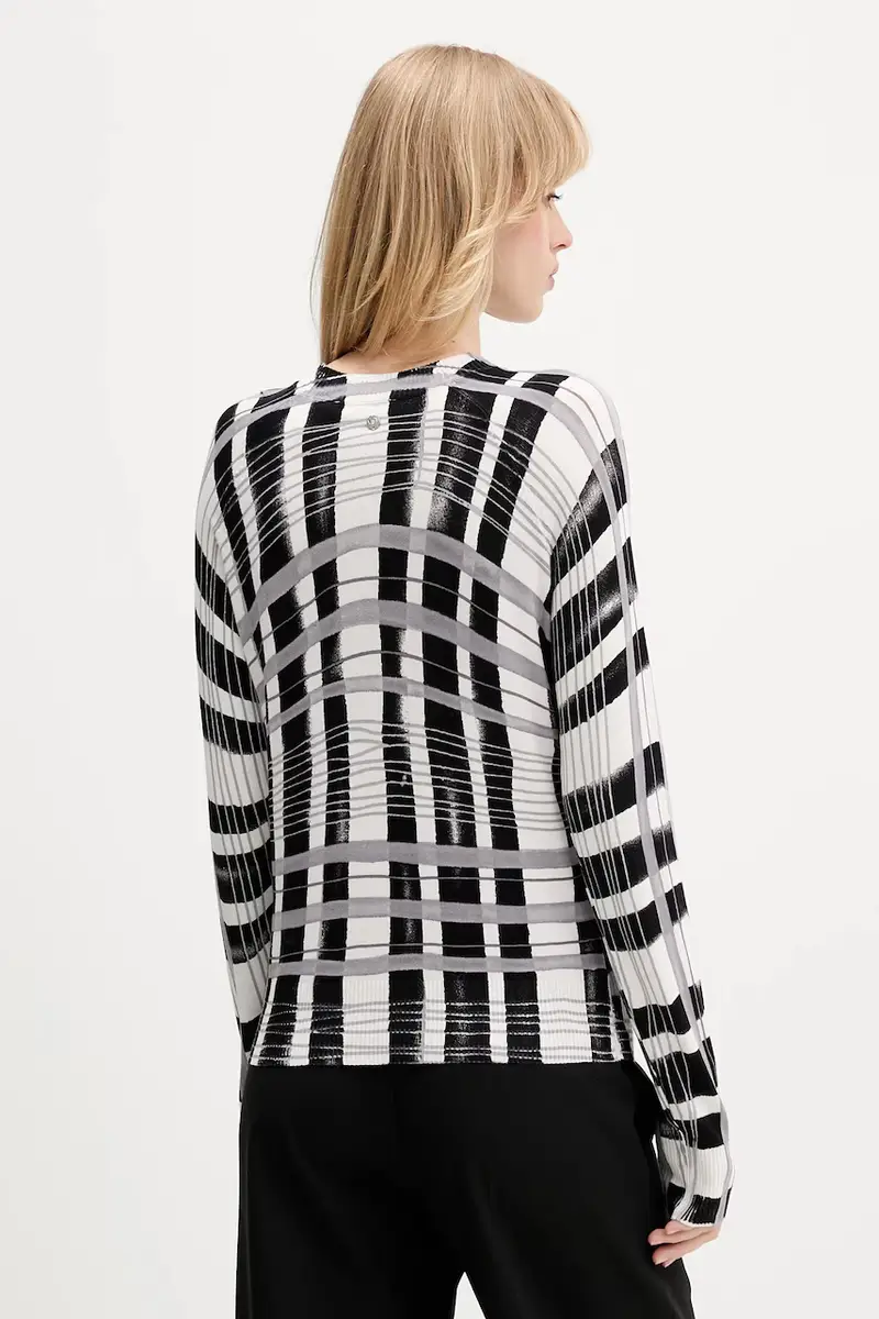 maglione NORUEGA donna colore nero 25WWJF41 miniatura 3