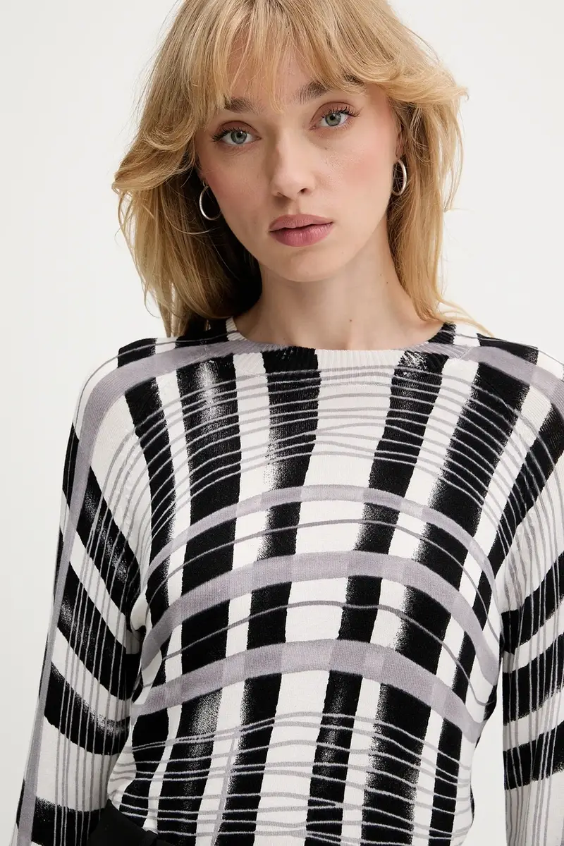 maglione NORUEGA donna colore nero 25WWJF41 miniatura 4