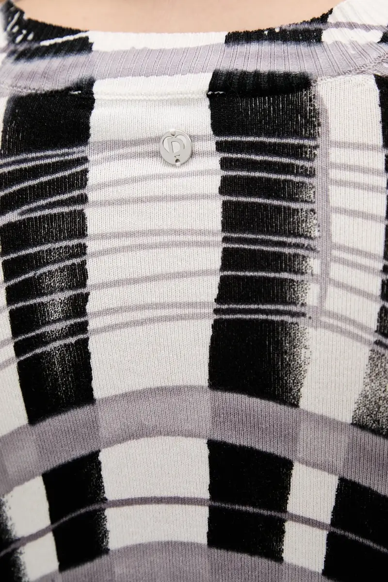 maglione NORUEGA donna colore nero 25WWJF41 miniatura 5