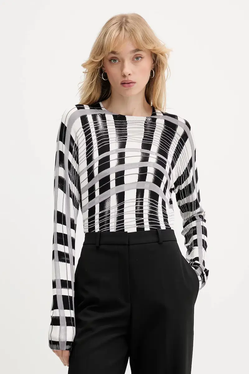 maglione NORUEGA donna colore nero 25WWJF41