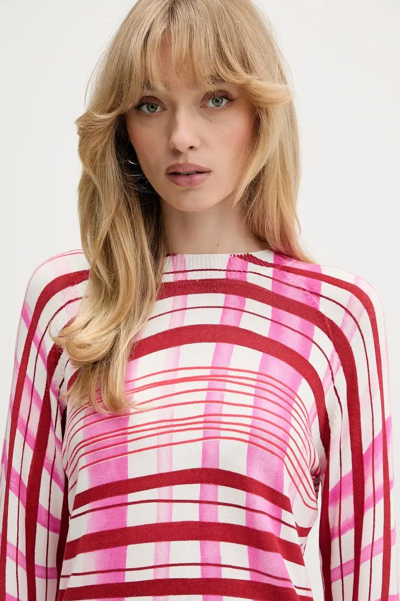 maglione NORUEGA donna colore rosa 25WWJF41 miniatura 4