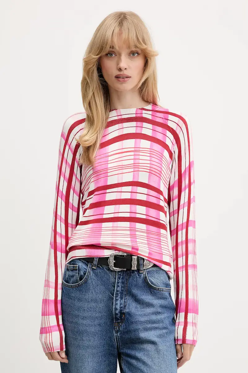 maglione NORUEGA donna colore rosa 25WWJF41