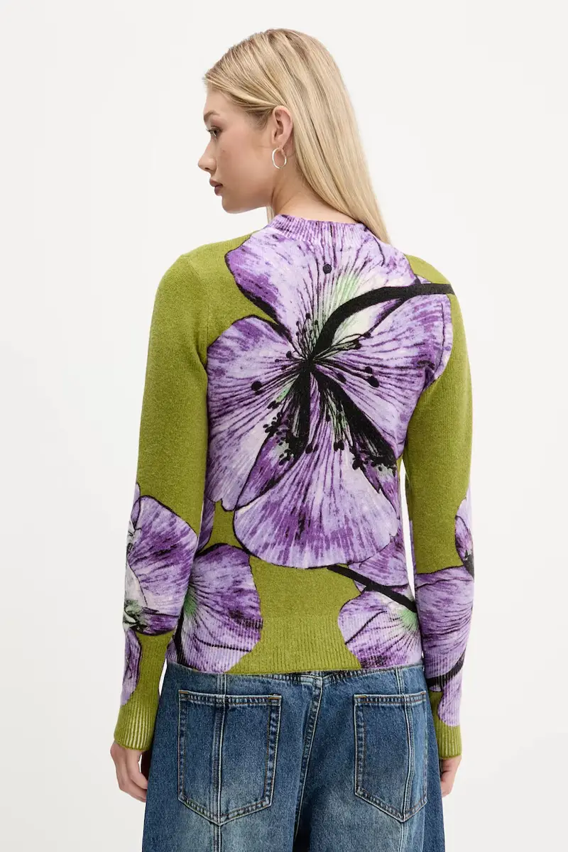 maglione ORQUIDEA LACROIX donna colore violetto 25WWJF42 miniatura 3