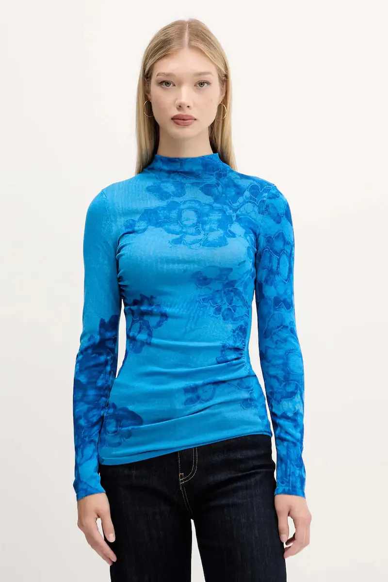 maglione OTTAWA donna colore blu 25WWJF38