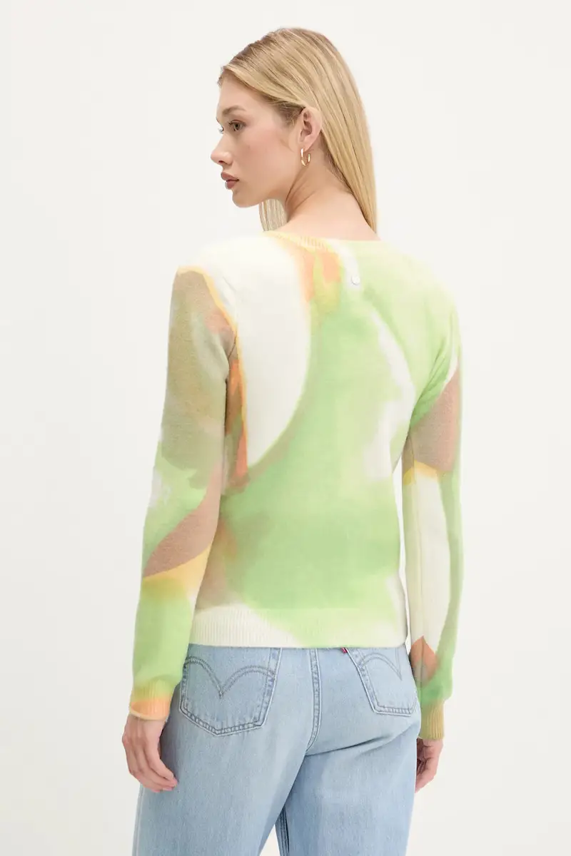 maglione OULU donna colore turchese 25WWJF13 miniatura 3