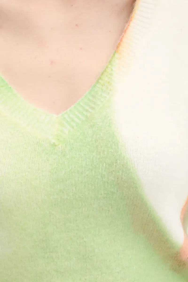 maglione OULU donna colore turchese 25WWJF13 miniatura 5