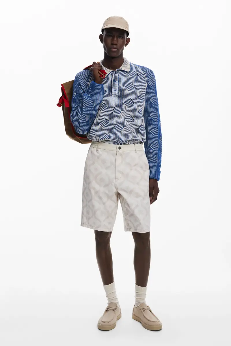 Desigual Polo Blu 4191768 miniatura 2