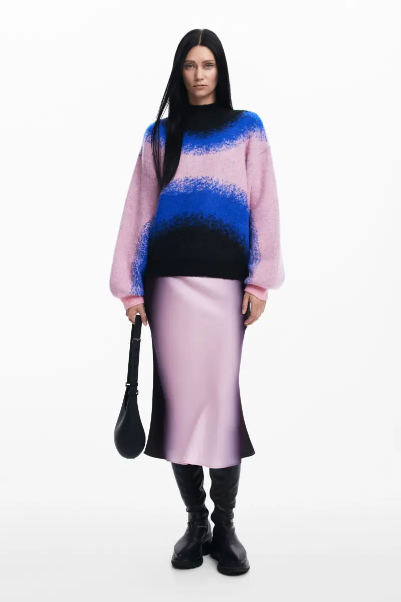 Maglione sfumato Maitrepierre RED miniatura 2