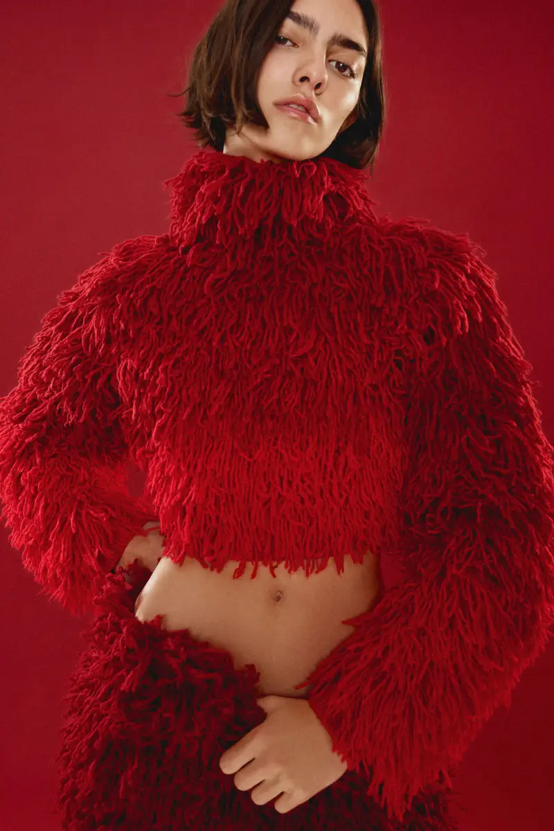 Maglione spesso Egonlab RED