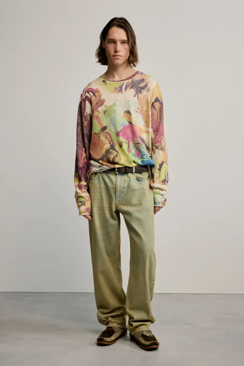 maglione stampato gaugin WHITE miniatura 2