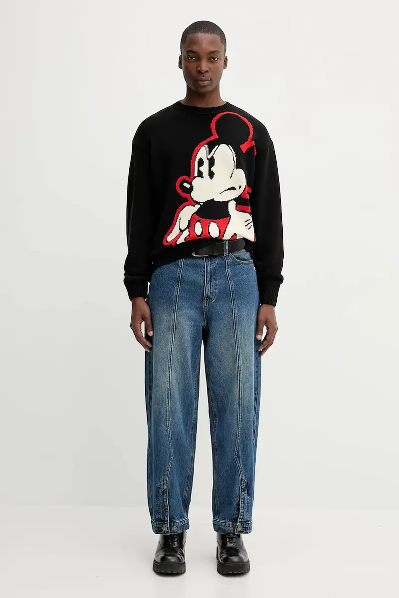 maglione SWINDON MICKEY uomo colore nero 25WMJF05 miniatura 2