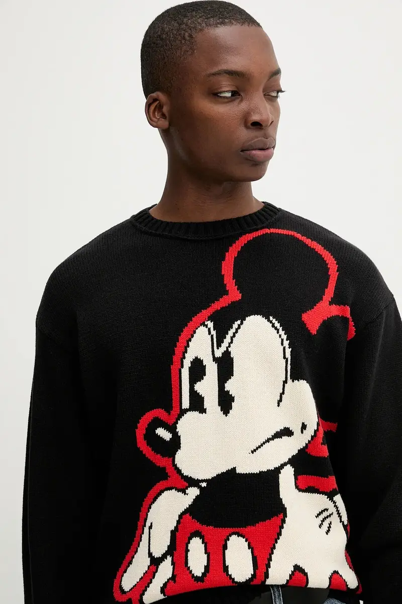 maglione SWINDON MICKEY uomo colore nero 25WMJF05 miniatura 4