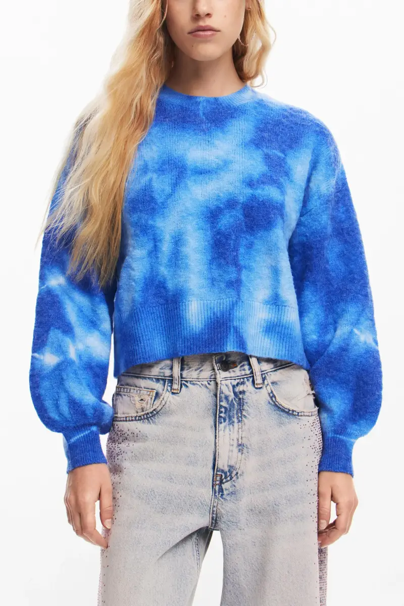Maglione tie-dye BLUE miniatura 2