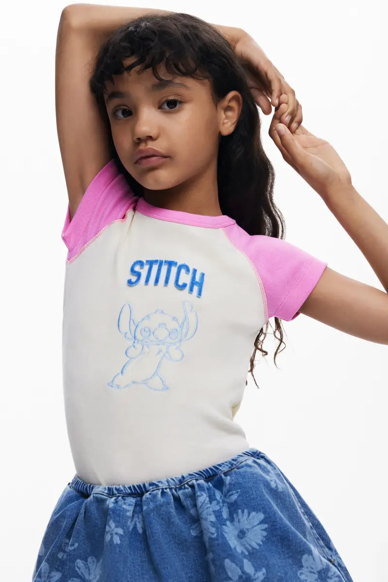 Minigonna a palloncino in denim BLUE miniatura 2