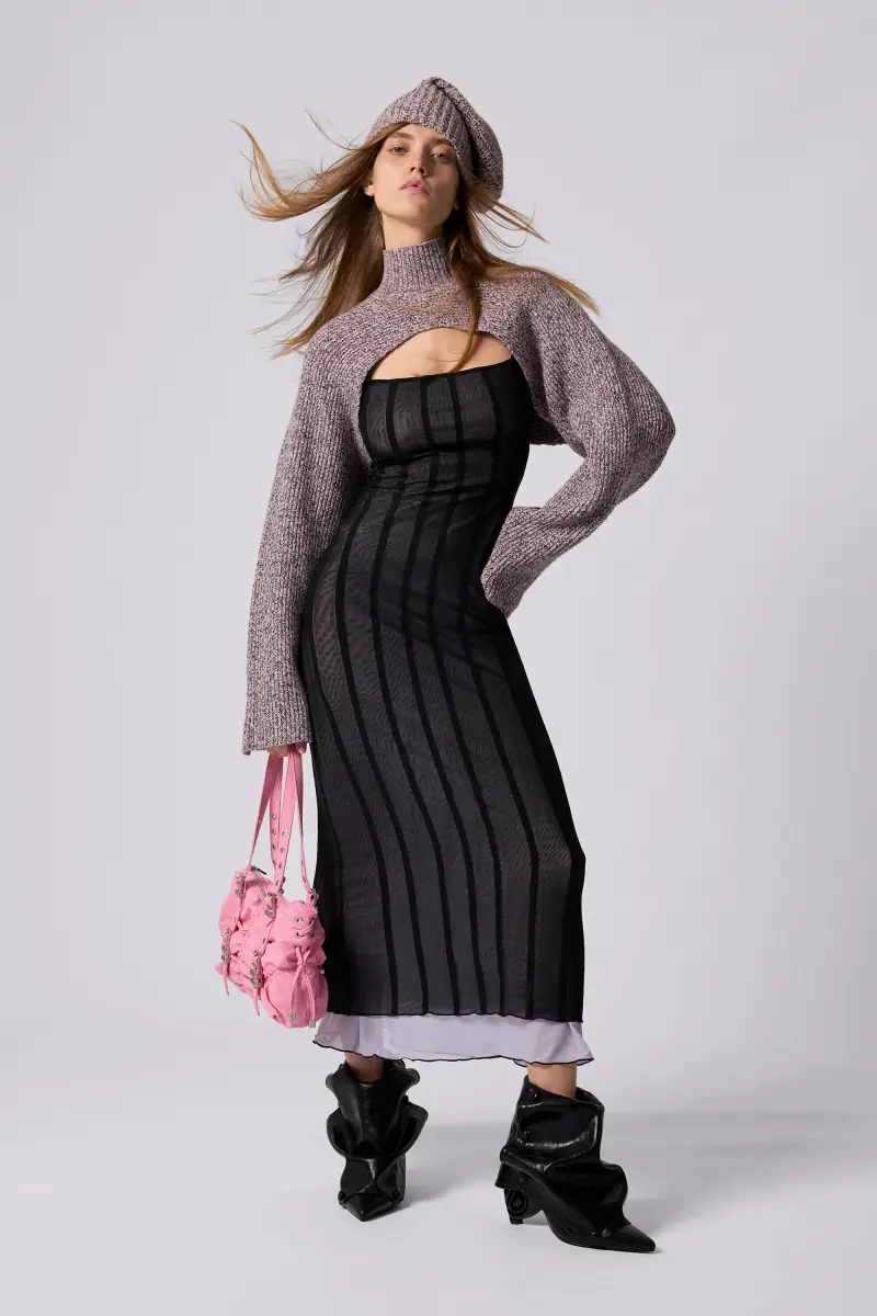 PACK MAGLIONE E CAPPELLO A MAGLIA RED