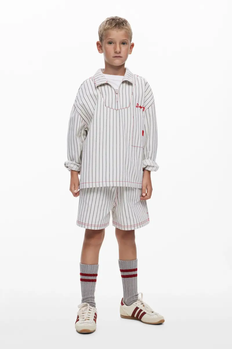 Pantaloncini a righe WHITE miniatura 2