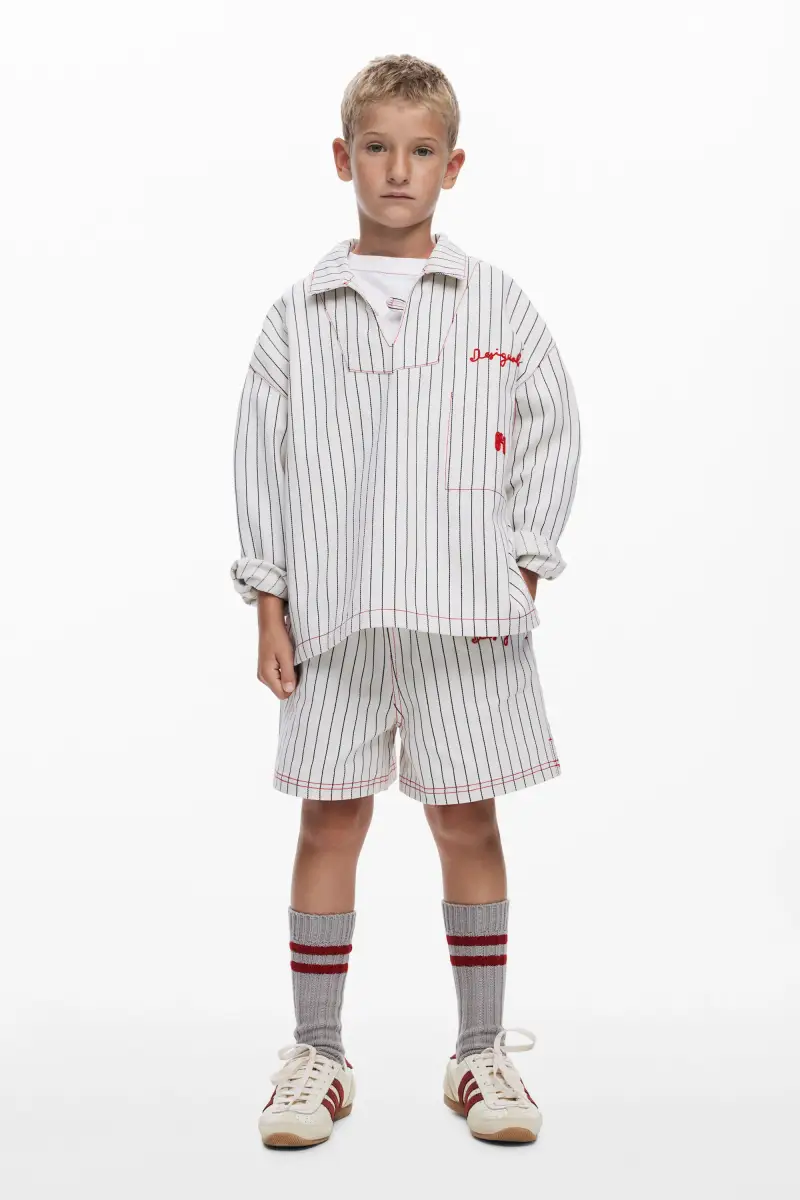 Pantaloncini a righe WHITE