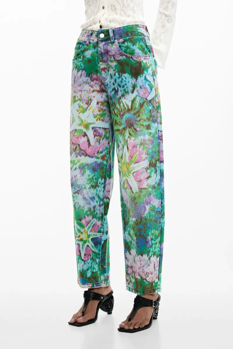 pantalone giardino selvaggio BLUE miniatura 2