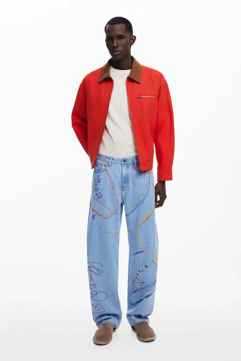 Desigual Jeans Blu 3929931 miniatura 2