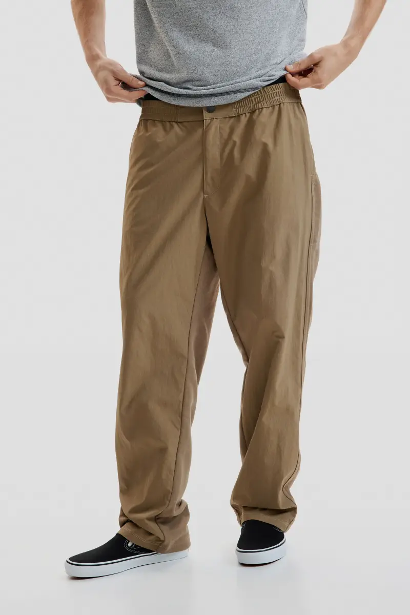 PANTALONE LUNGO A TINTA UNITA GREEN miniatura 2