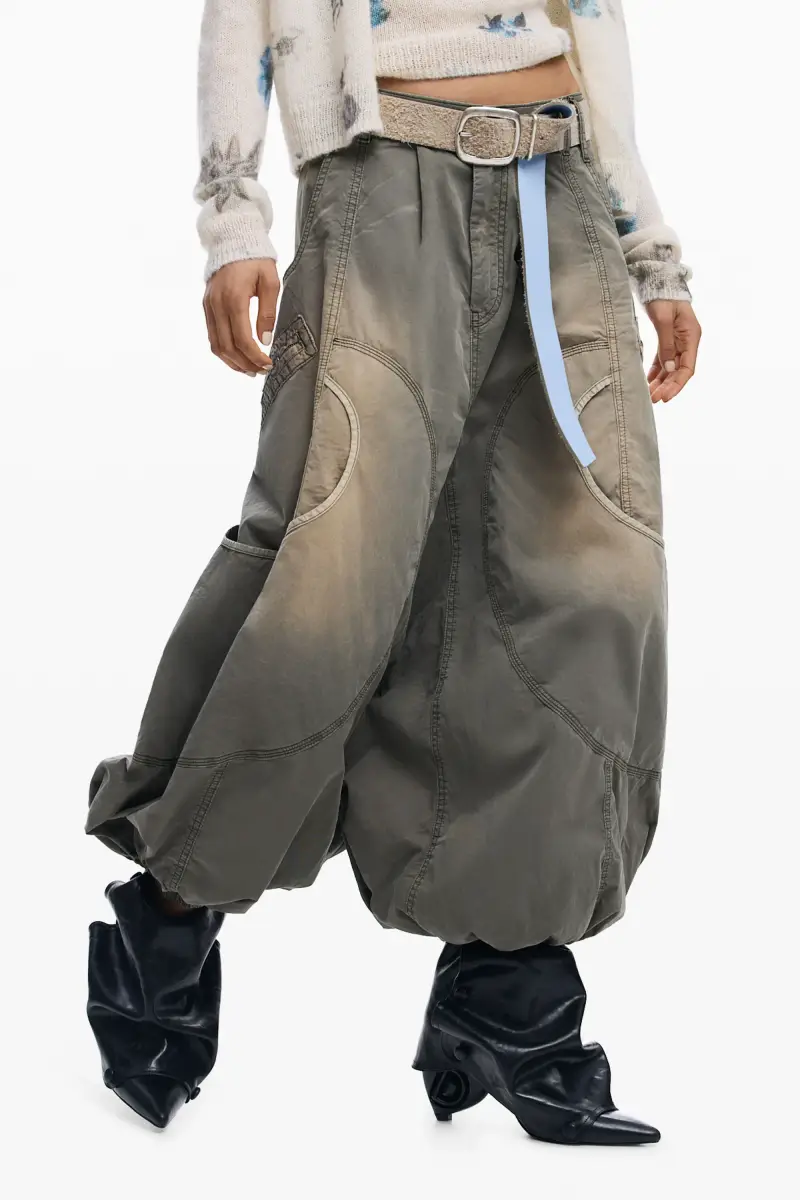 Desigual Pantaloni cargo Verde 4267231 miniatura 2