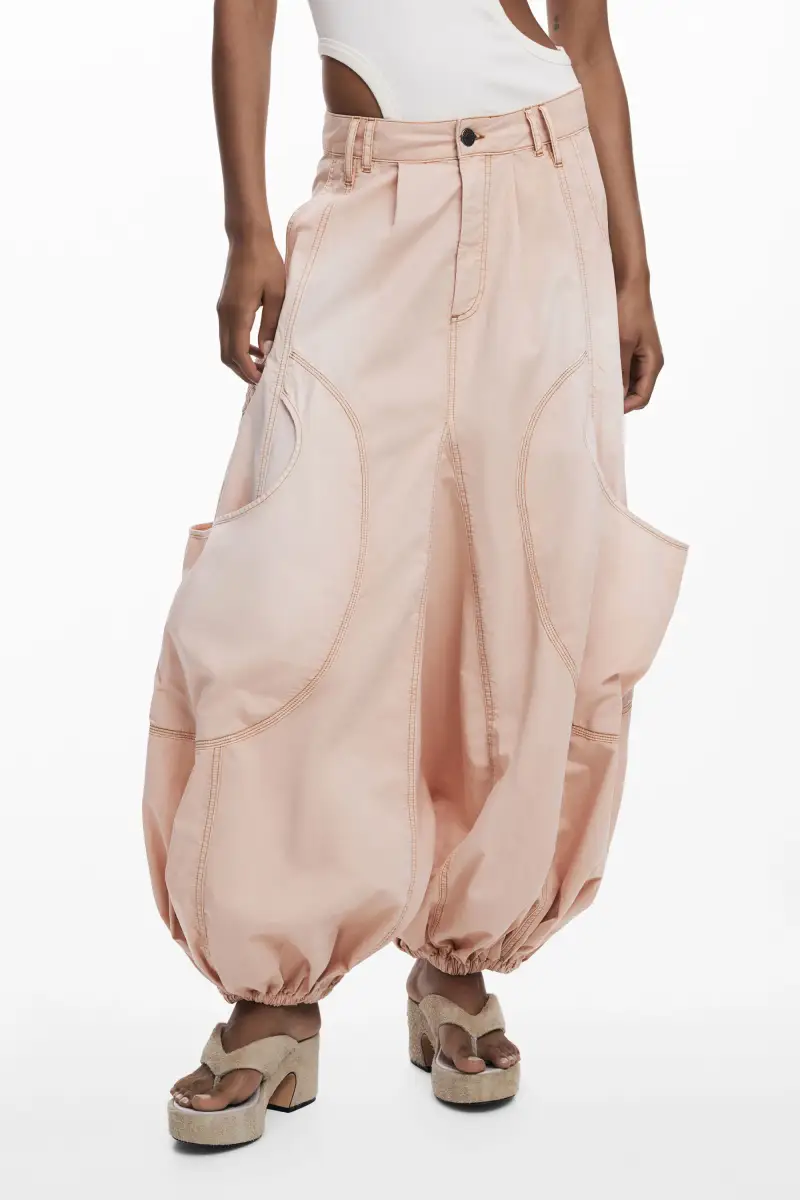 Desigual Pantaloni cargo Rosso 3816027 miniatura 2