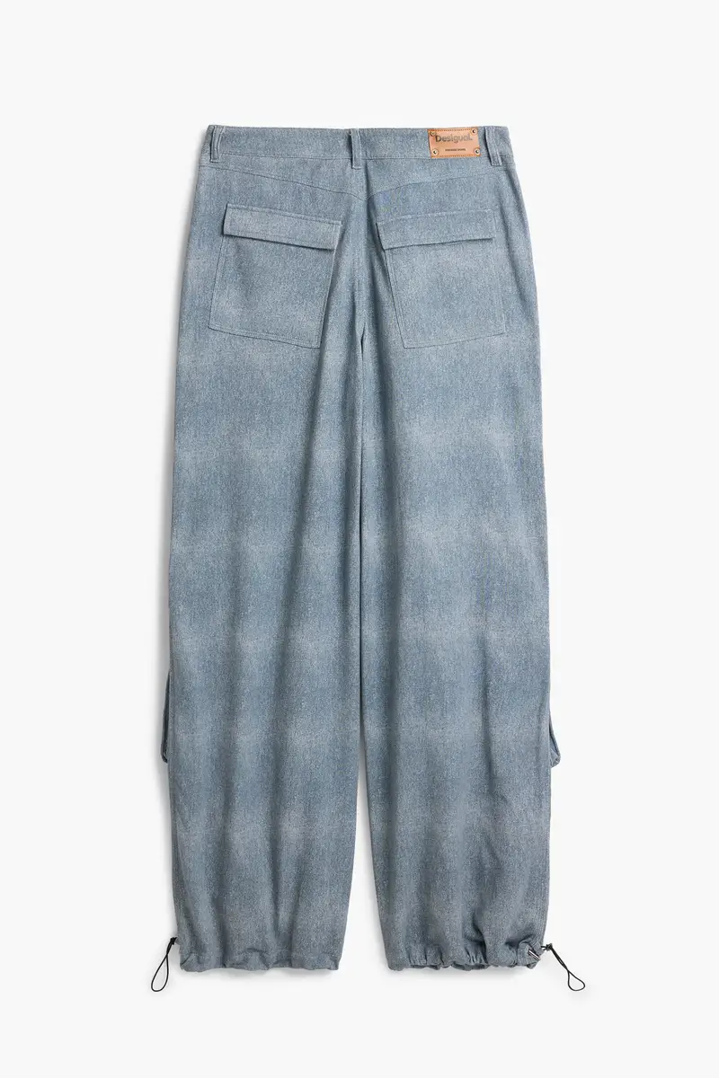 Desigual Pantaloni cargo Blu 3991655 miniatura 2