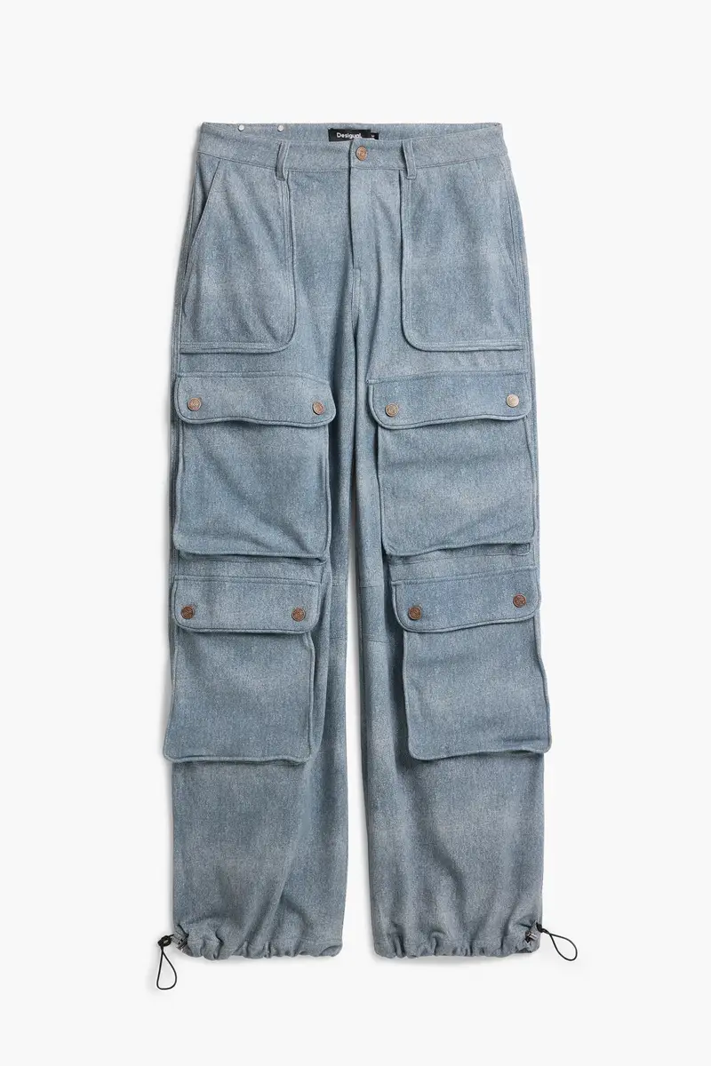 Desigual Pantaloni cargo Blu 3991655