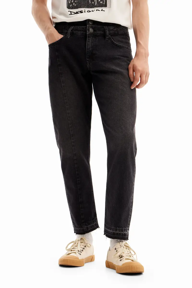 Pantaloni Carrot doppia vita BLACK miniatura 2