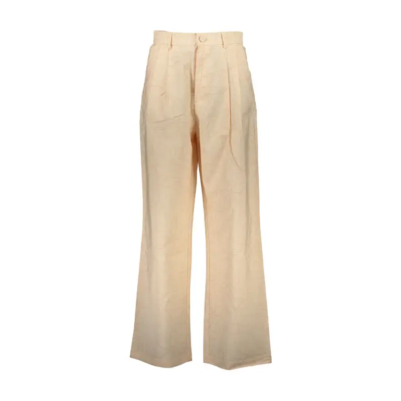 Pantaloni Donna Rosa Dettagli a Contrasto