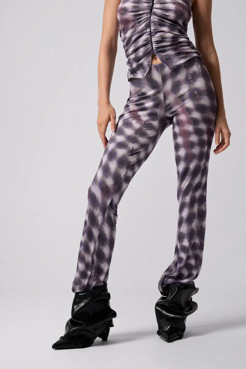 Pantaloni flare vintage BLUE miniatura 2