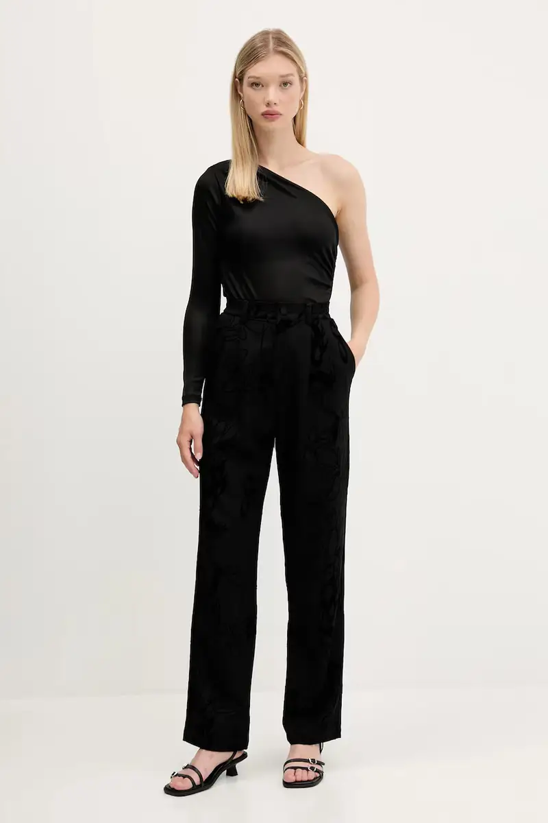 pantaloni FLOCK donna colore nero 25WWPW05 miniatura 2