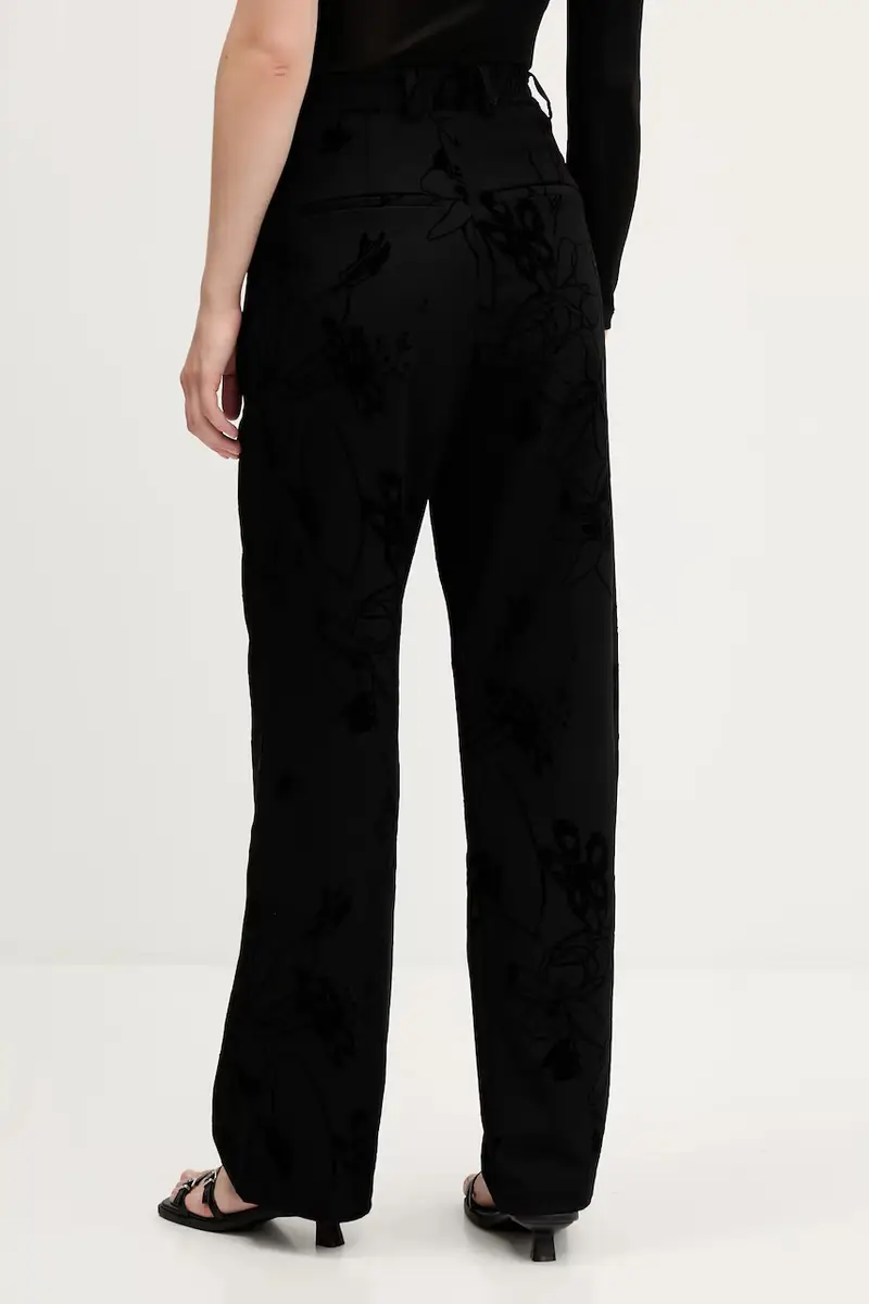 pantaloni FLOCK donna colore nero 25WWPW05 miniatura 3