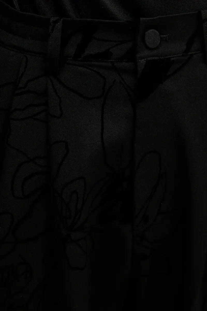 pantaloni FLOCK donna colore nero 25WWPW05 miniatura 4