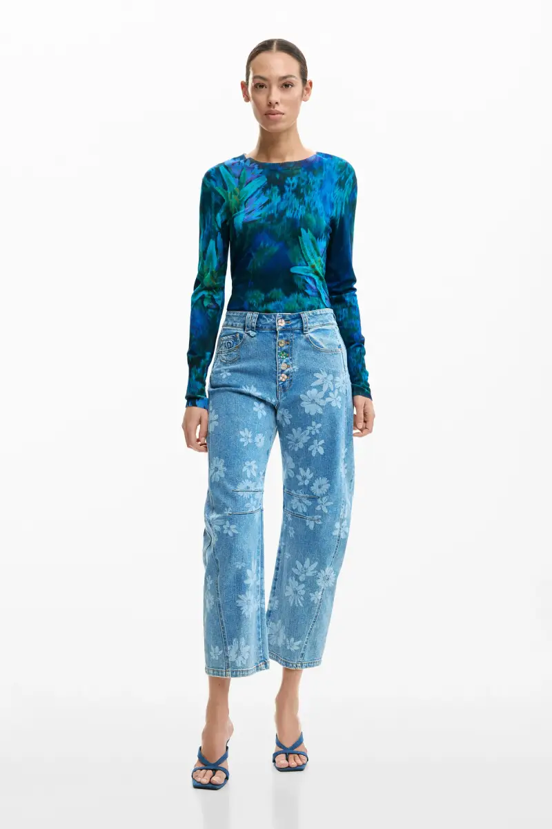 Desigual Jeans Blu 4191803 miniatura 2