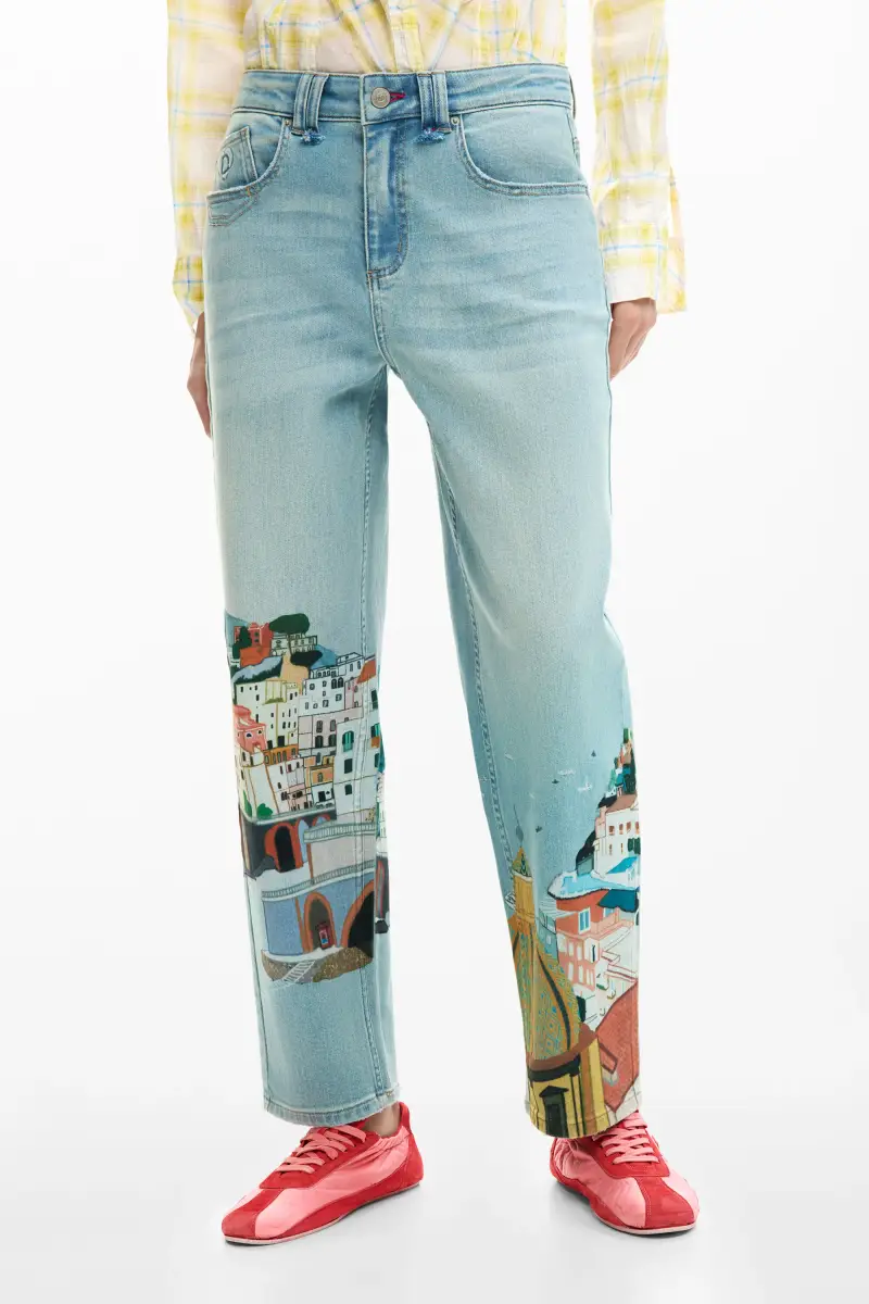 Desigual Jeans Blu 4065206 miniatura 2