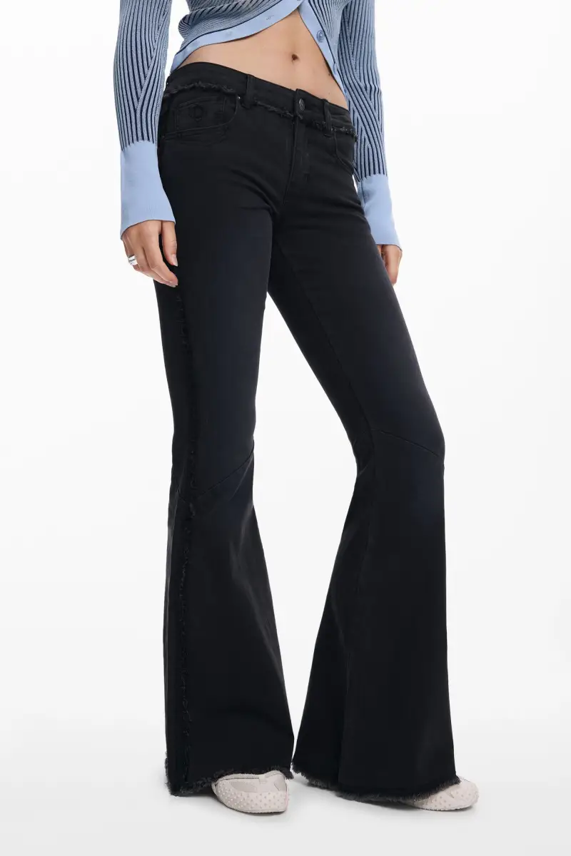 Desigual Jeans Nero 4243050 miniatura 2