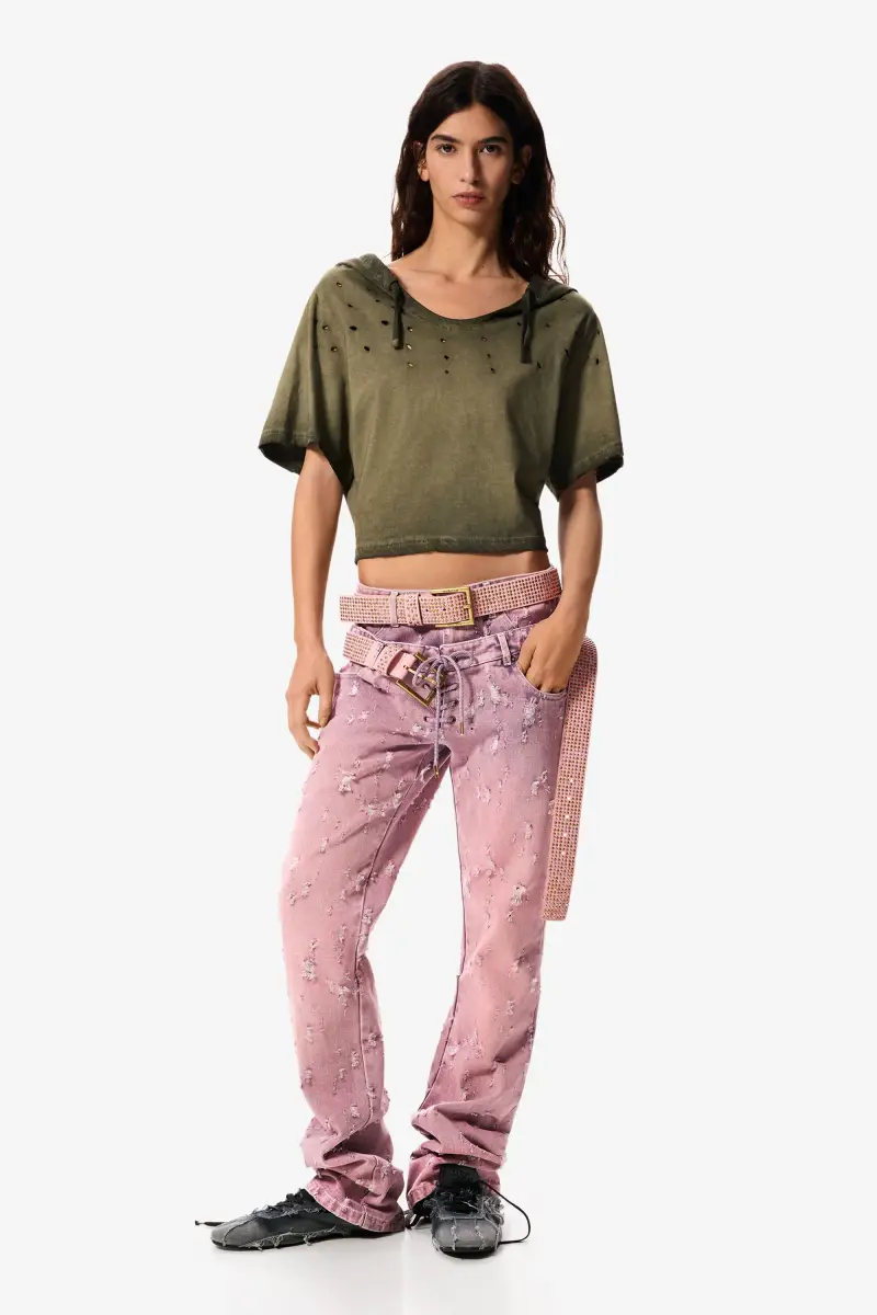 Desigual Jeans Rosso 4267287