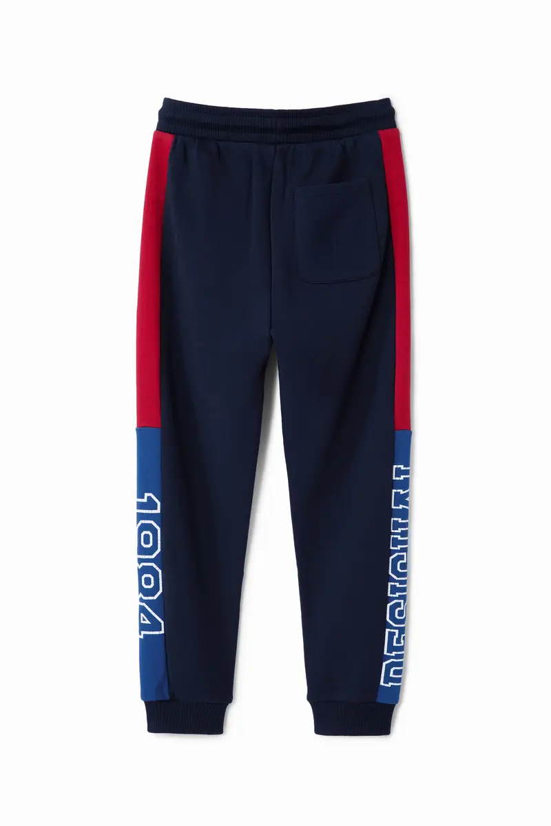 Pantaloni jogger basket BLUE miniatura 2