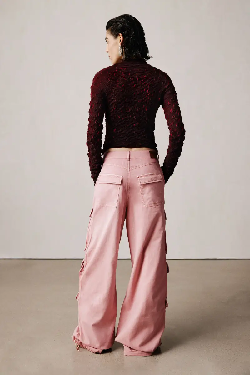 Pantaloni lunghi cargo studio RED miniatura 2